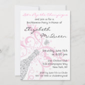 ガールズナイトアウトシャンパンバチェロレッテ 招待状 (裏面)