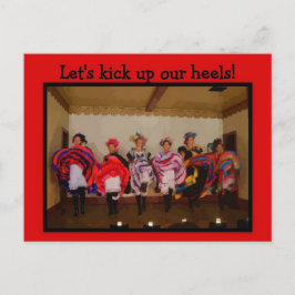 ガールズナイトアウトワイルドウエストダンスホールガールズ ポストカード