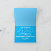 ガールズナイトアウト招待状お洒落フィッシュアート 招待状 (内部)