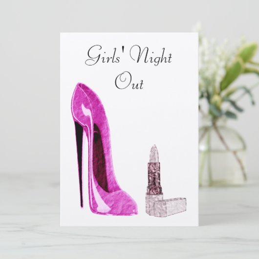 ガールズナイトアウト招待状 招待状 (スタンド正面)