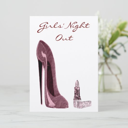 ガールズナイトアウト招待状 招待状 (スタンド正面)