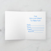 ガールズナイトアウト招待状 招待状 (内部)