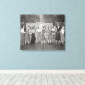 ガールズナイトアウト， 1938 キャンバスプリント (インサイチュ (ウッドフロア))