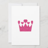 ガールズナイトインスランバーパジャマパーティーピンク誕生日 招待状 (裏面)