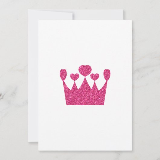 ガールズナイトインスランバーパジャマパーティーピンク誕生日 招待状 (裏面)