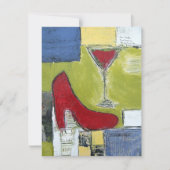 ガールズナイトパーティの招待状 招待状 (正面)