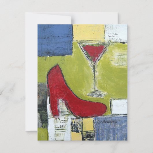 ガールズナイトパーティの招待状 招待状 (正面)