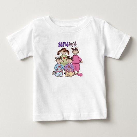 ガールズナイト ベビーTシャツ (正面)