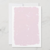 ガールズネズミ棒つきキャンデーキッズ誕生日招待状 招待状 (裏面)