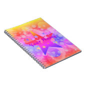 ガールズノートパーソナライズされたサイケデリック ノートブック (右側)