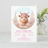 ガールズハイランドカウブリスピー誕生日 招待状 (スタンド正面)