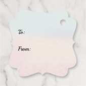 ガールズハッピーバースデーワゴン風船ギフトラベル フェイバータグ (裏面)