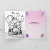 ガールズハッピーバースデー カード (内部)