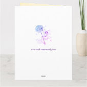 ガールズハッピー6th誕生日挨拶 カード (裏面)