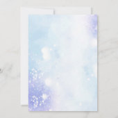 ガールズハロウィーン誕生日招待状と写真 招待状 (裏面)