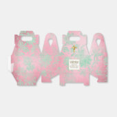 ガールズバウティゾピンクミントグリーンダマスク金ゴールドクロス フェイバーボックス (折り畳みなし)