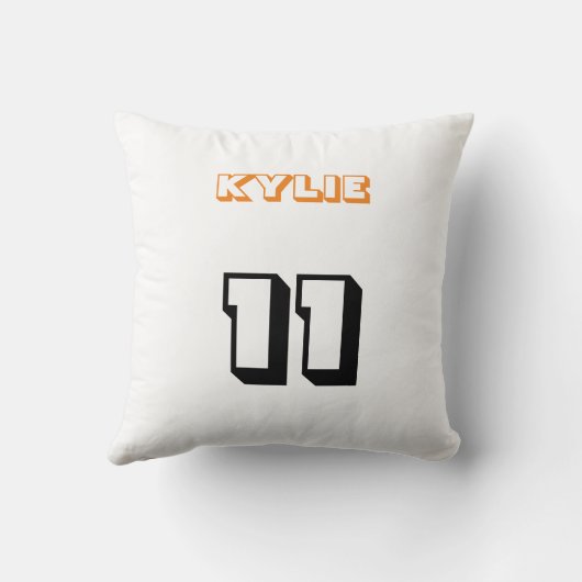 ガールズバスケットボールカスタム装飾用クッション クッション (裏面)