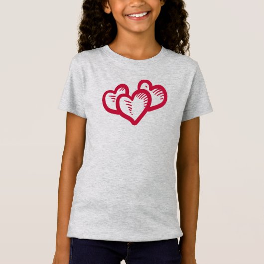 ガールズバスケットボールティー Tシャツ (正面)