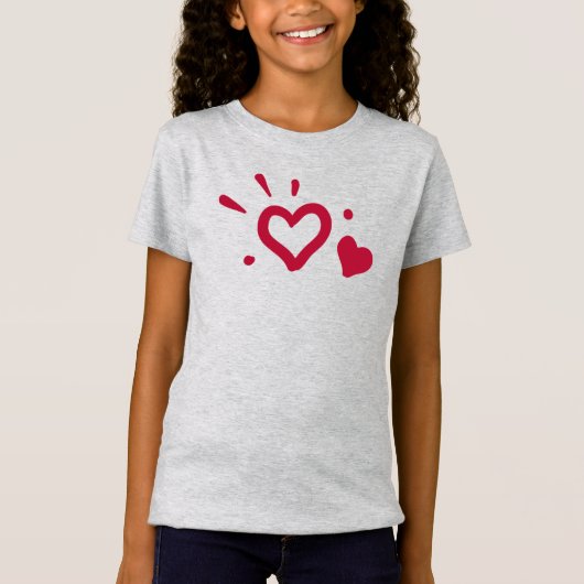ガールズバスケットボールティー Tシャツ (正面)