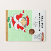 ガールズバスケットボールホリデーギフト ジグソーパズル (横)