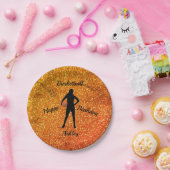 ガールズバスケットボール誕生日スパークル紙プレート ペーパープレート (パーティー)