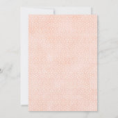 ガールズバニーラビットベイビーシャワー 招待状 (裏面)