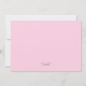 ガールズバブルパーティー誕生日招待状 招待状 (裏面)