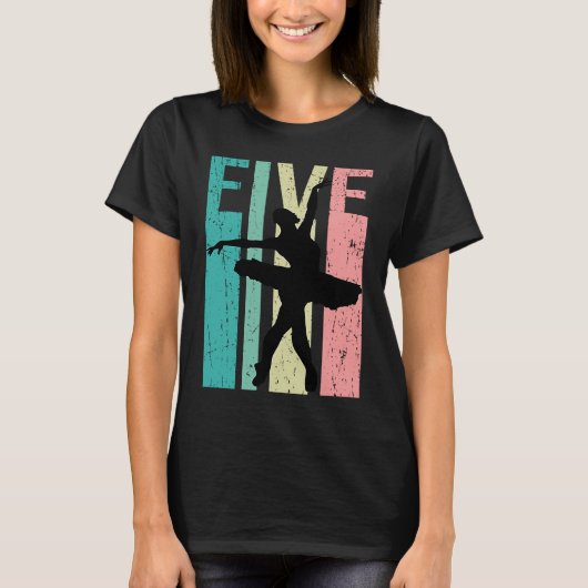 ガールズバレエ5th誕生日バレリーナダンサートゥチュレ tシャツ (正面)