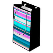 ガールズバレリナダンスストライプズ スモールペーパーバッグ (裏面アングル)