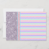 ガールズバレリーナバースデーパーティーへの招待 招待状 (裏面)