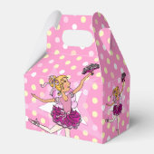 ガールズバレリーナ6thバースデーパーティー感謝していギフトボックス フェイバーボックス (裏面サイド)