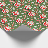 ガールズバレーボールホリデーギフト ラッピングペーパー (角)