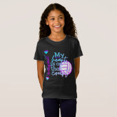 ガールズバレーボール私のハートは、そのコートにある Tシャツ (正面フル)