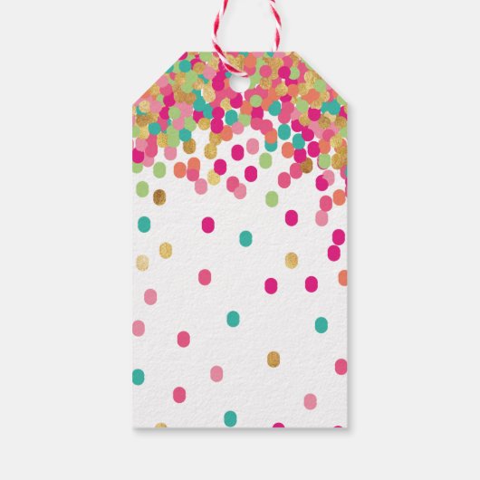 ガールズバースデーパーティーありがとうメッセージカード ギフトタグ (裏面)