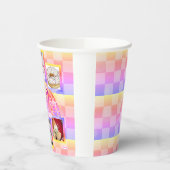 ガールズバースデーパーティーフォト紙カップHAMbWG 紙コップ (左)