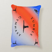 ガールズパティオティックレッドホワイト&ブルー体操 アクセントクッション (裏面(縦))