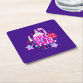 ガールズパワー スクエアペーパーコースター (アングル)