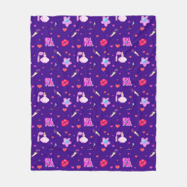 ガールズパワー フリースブランケット