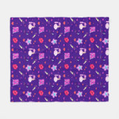 ガールズパワー フリースブランケット (正面(横))