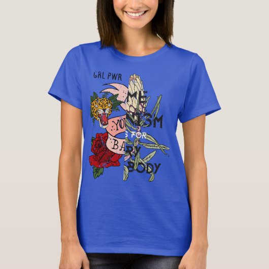 ガールズパワー 女性用Tシャツ Tシャツ (正面)