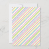 ガールズパンケーキパジャマ誕生日パーティー 招待状 (裏面)