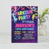 ガールズパークールバースデーパーティーへの招待 招待状 (スタンド正面)