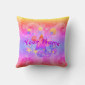 ガールズパーソナライズされた装飾用クッションHAMbyWG クッション (裏面)