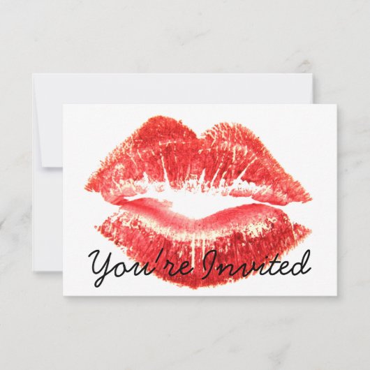 ガールズパーティの招待状 招待状 (正面)