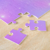 ガールズパープルグラデーションノートブック ジグソーパズル (側面)