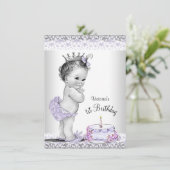 ガールズパープルグレイ1st誕生日パーティー 招待状 (スタンド正面)