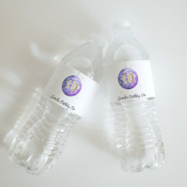 ガールズパープル10誕生日ディスコウォーターステーション ペットボトルラベル