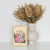 ガールズビクトリアンパリフランスのファッションヴィンテージアド ポスター