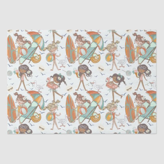 ガールズビーチパーティー 薄葉紙 (正面)