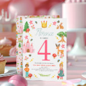 ガールズピガーリーックフェアリータリープリンセス子供の誕生日 招待状